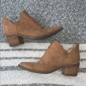 Betsy Johnson Keeley Scallop Ankle Boots